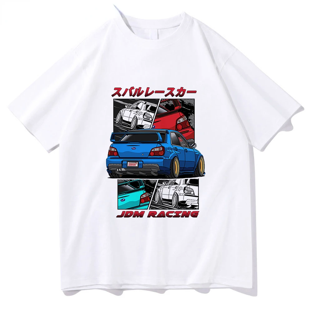 Funny Classic Initial D T Shirt Men Harajuku T-Shirt Unisex Hip Hop GTR Vaporwave JDM Car Print Tshirt Casual Daily Tee harajuku