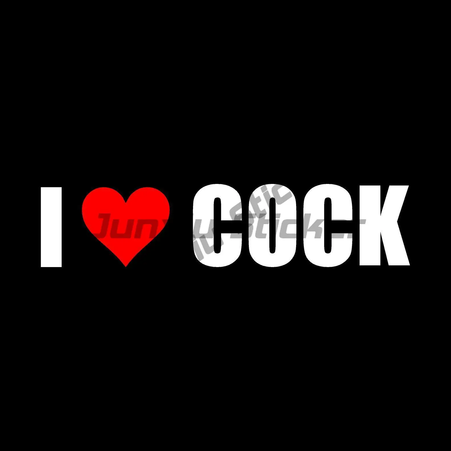 

I Love Cock Vinyl Decal Stickers Are Suitable for Car Windows, Laptops, Etc