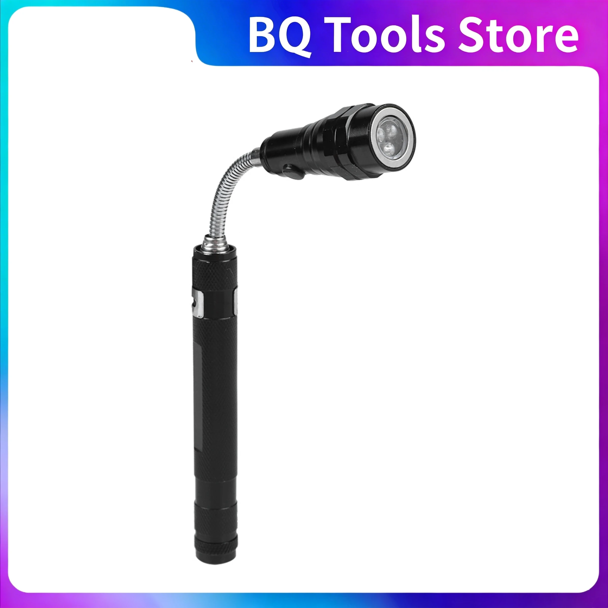 LED Flashlight Flexible Telescopic Flashlight Mini Pen Shape LED Torch Magnetic End Rotatable Torch