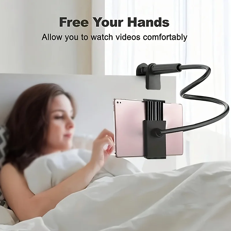 360 Degree Rotating Tablet Phone Holder Spiral Base Lazy Person Holder Mobile Phone Tablet Headboard Holder Bed Lazy Person Hold