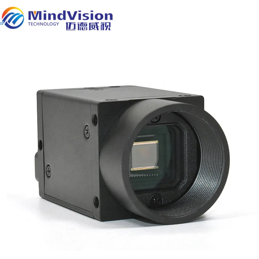 MindVision سعر المصنع منطقة المسح الضوئي كاميرا صناعية 5MP CMOS الاستشعار أحادية المتداول مصراع 5 FPS 4.8um GigE كاميرا صناعية