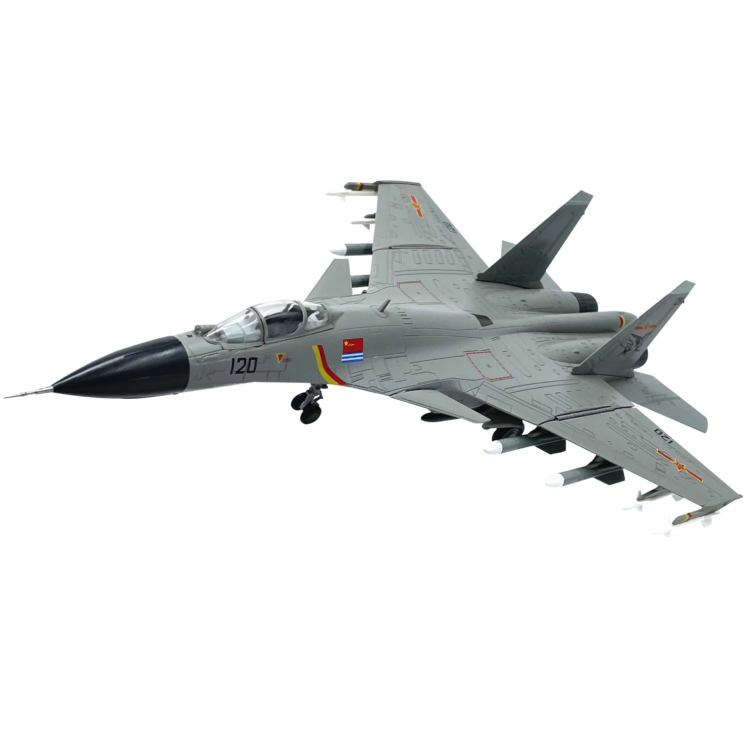 

Diecast 1:72 Scale Chinese Air Force J-15 Warplane Alloy & Plastic Simulation Model Gift Collection Decorative Toy Diecast