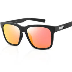 PESCADOR BRAND DESIGN occhiali da sole uomo Driving occhiali da sole polarizzati specchio occhiali quadrati donna Oculos Gafas occhiali maschili UV400