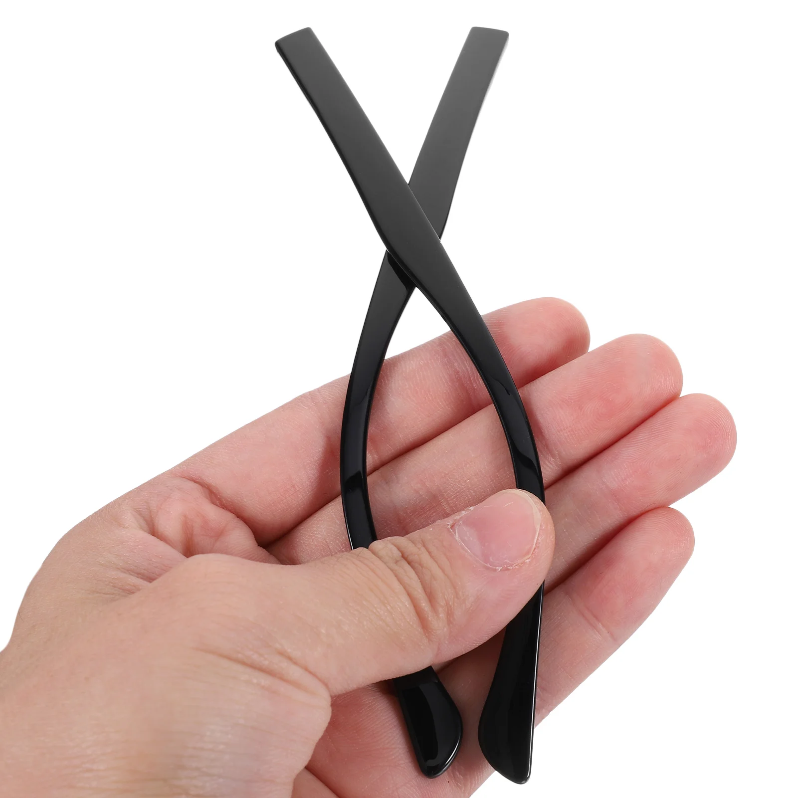 

1 Pair Stylish Glasses Arm Replacement TR90 Eyeglasses Legs Metal Sunglasses Parts