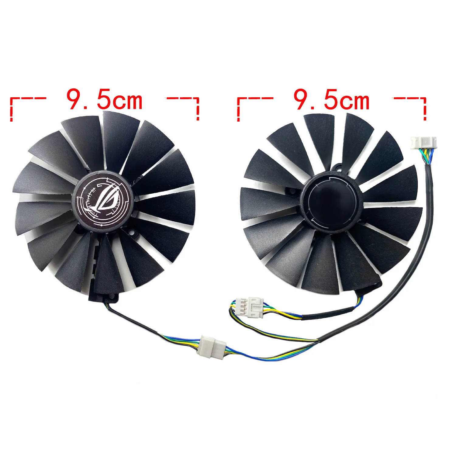 New For ASUS GeForce GTX1080ti ROG POSEIDON Platnium Graphics Card Replacement Fan T129215SU