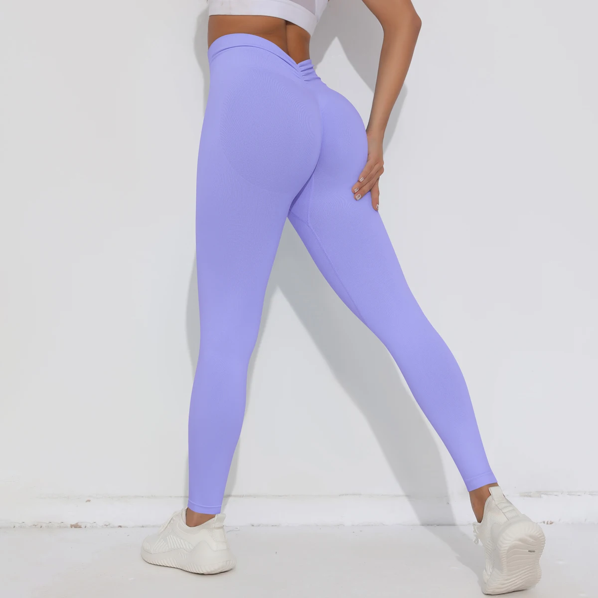 

Yoga Leggings Pants Seamless High Waist Gym Leggings Women's High Waist and Hips Tight Peach Buttocks Pants