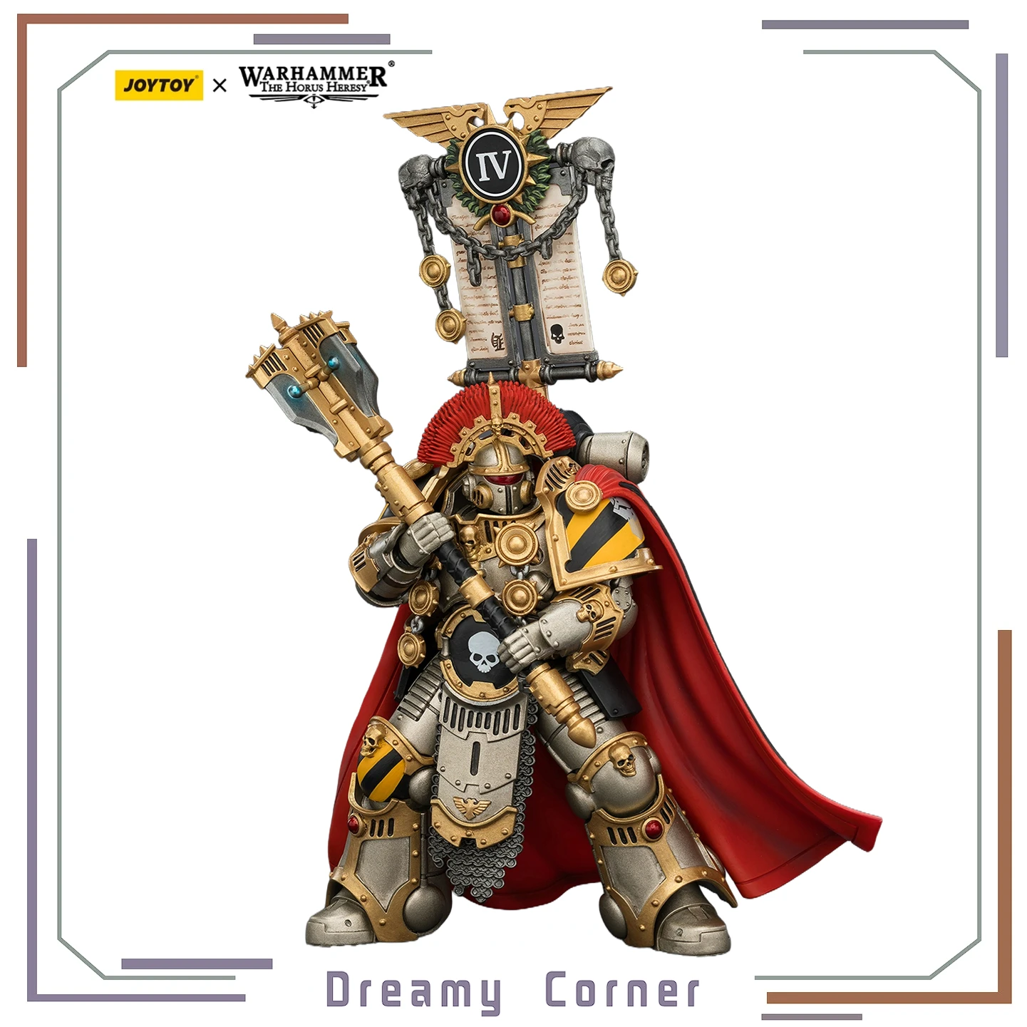 

【Pre-sale】JOYTOY Warhammer The Horus Heresy Iron Warriors Centurion with Heavy Power Maul and Combi-melta 1/18 Action Figure