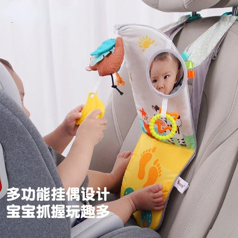 New Eletric Simulation Steering Wheel Toys With Light Sound Baby Kids Developing Educational Games Car Seat Back Christmas Gifts
