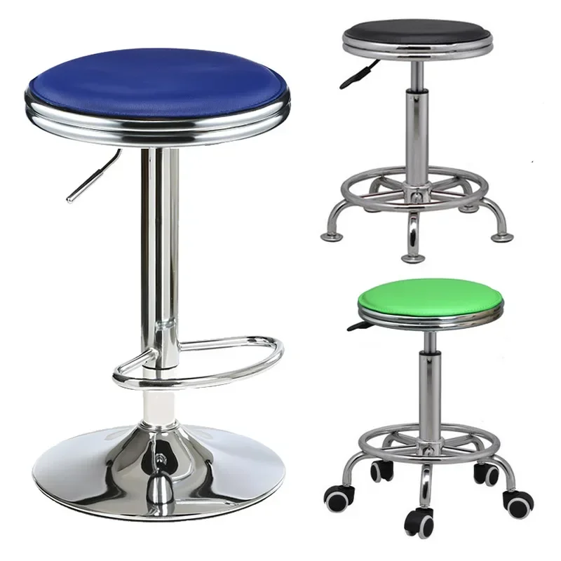 Salon Chairs Chair Lightweight Home Bar Stool Transparent Tabouret Design Cafe Ergonomic Kitchen Taburetes Altos Nordic Garden