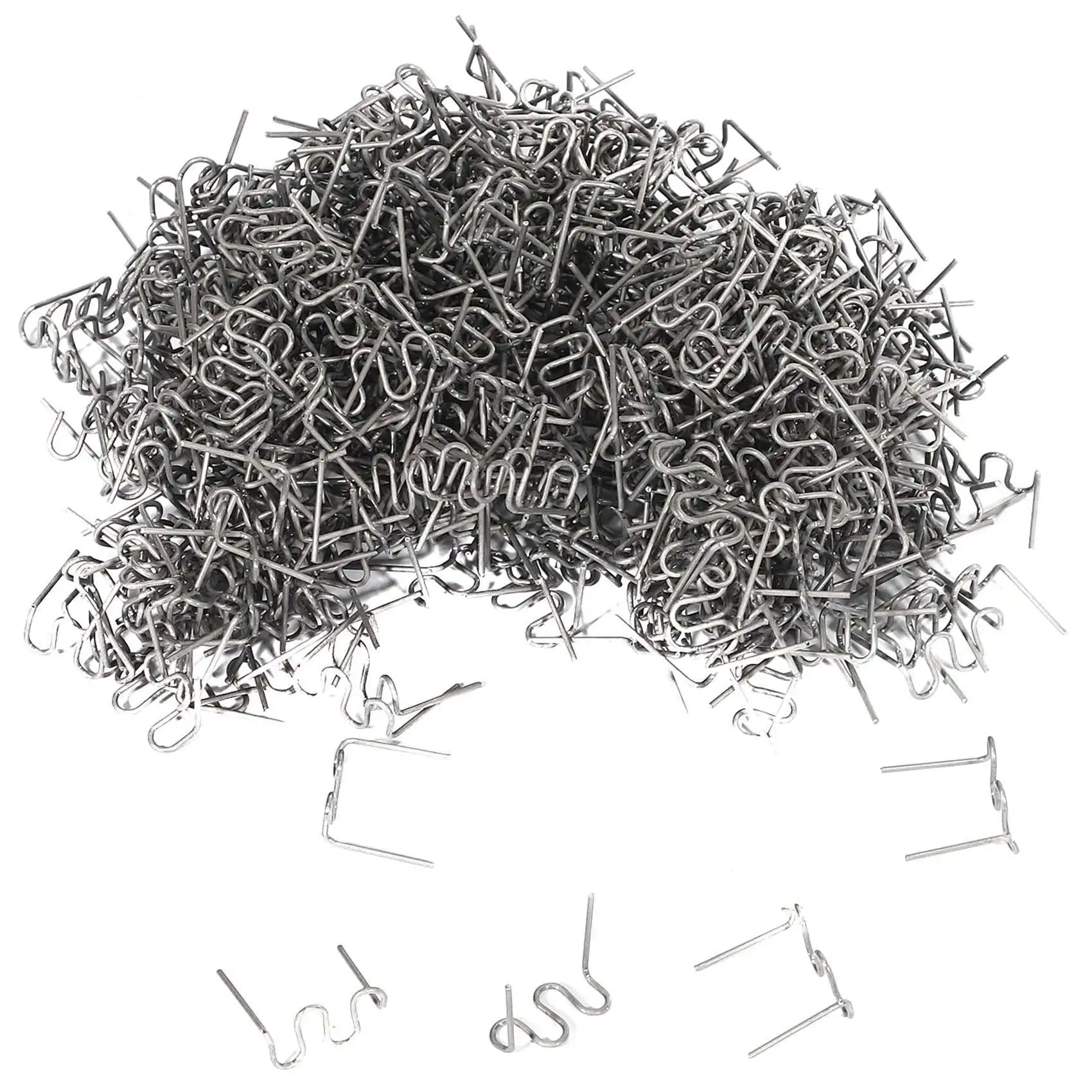 

A36T-2000Pcs Staples For Hot Stapler Plastic Repair Wave Staples Bumper Bodywork Repairs 0.8Mm S Wave Staples