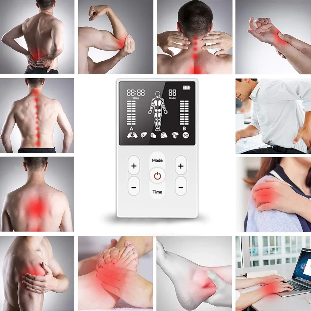 

Массажер TENS для снятия мышечной боли - портативное устройство для микротоковой терапии и расслабления мышц