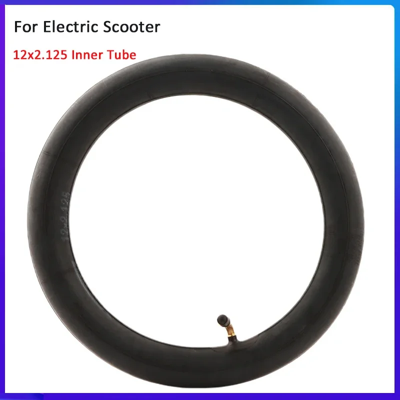 

Внутренняя трубка 12x2,125 12*2,125 с изогнутым клапаном 90 градусов для 12-дюймовых шин 12x2,125 12 1/2x2 1/4 велосипедного электрического скутера