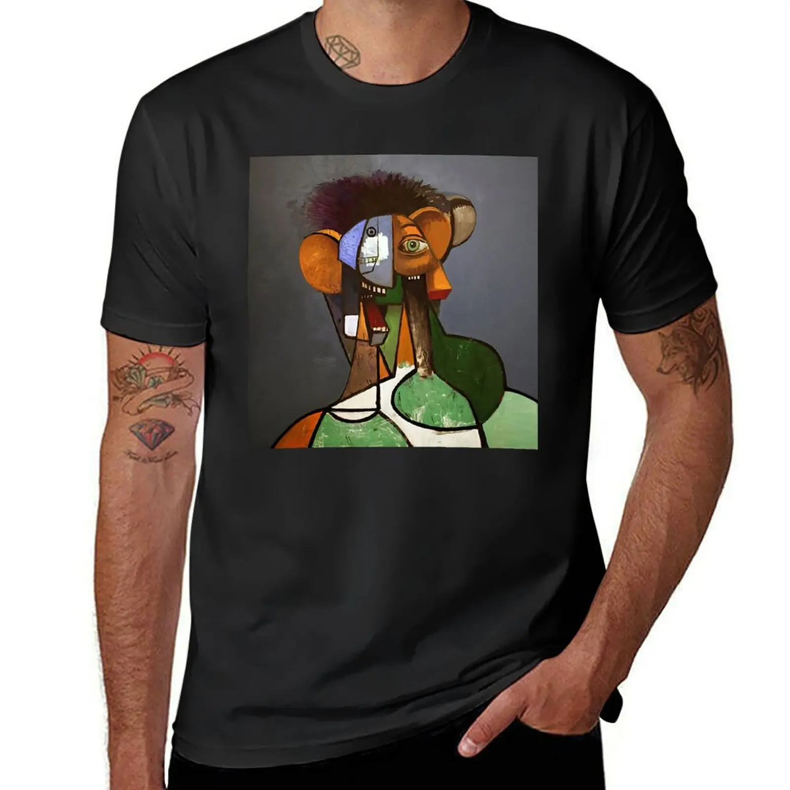 George Condo T-Shirt animal prinfor boys customs design your own tees mens t shirt