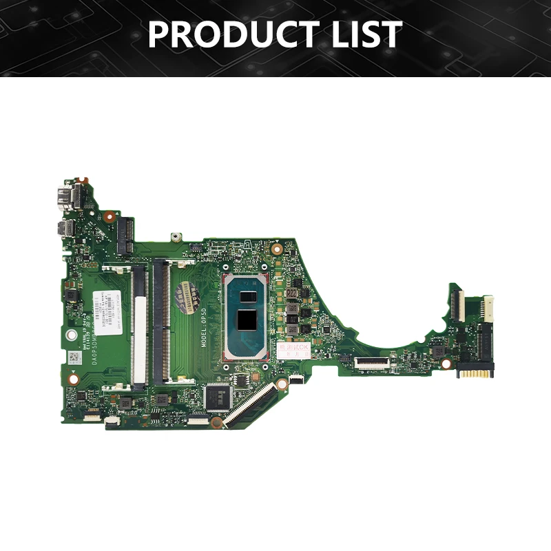 DA0P5DMB8C0 Mainboard For HP 15-DY 15T-DY 15S-FQ Laptop Motherboard With CPU i3 i5 i7 10th Gen L71755-601 L71755-001 L71757-001