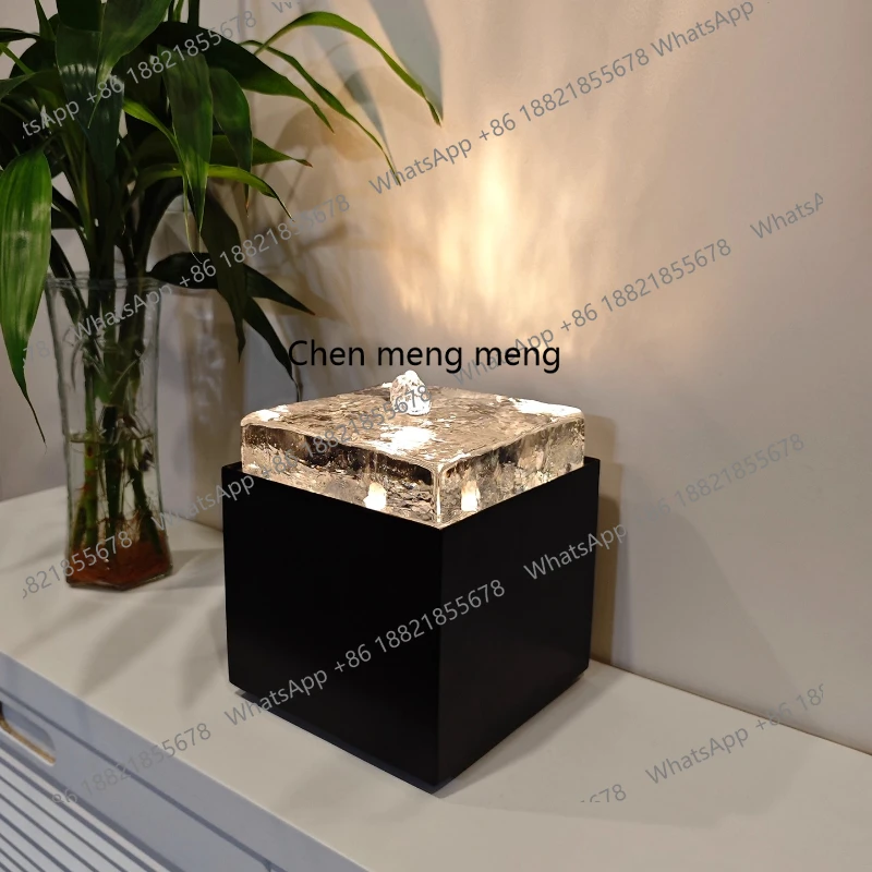 Lucky water ornament circulating water entrance living room office decoration, making money small water feature