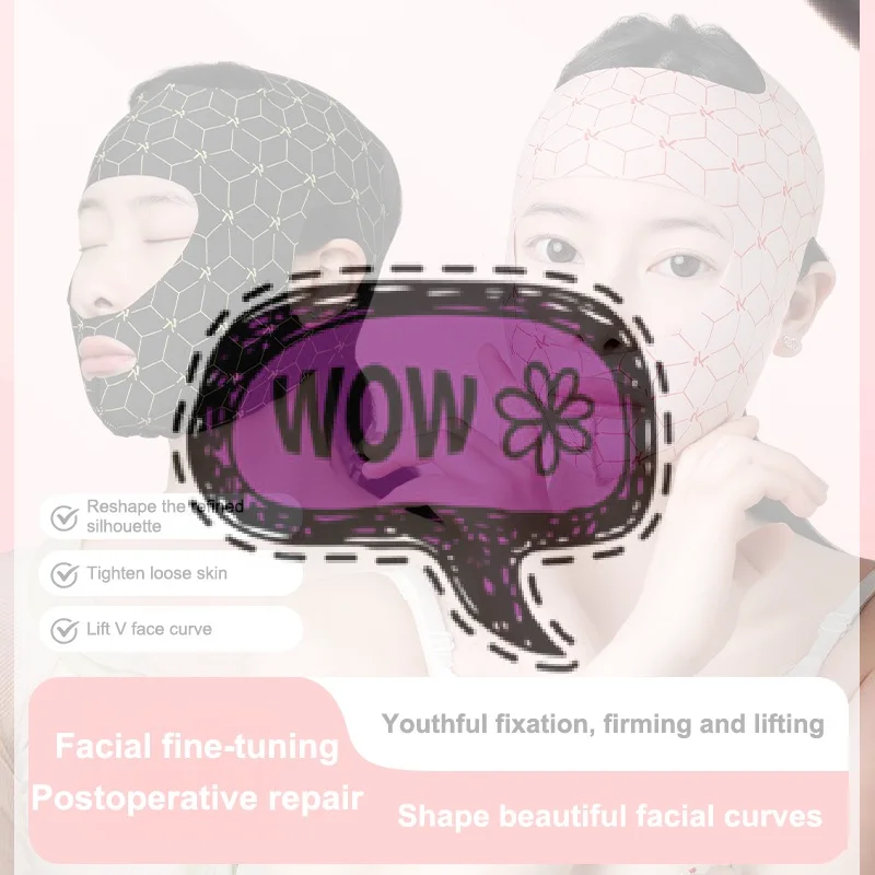 Reusable Facial Slimming Bandage V Face Lifting Firm Mask Shaper Anti-Wrinkle Sleep Face Mask Beauty Tool Skin Care Breathable