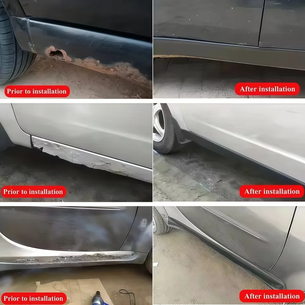 1 Stück 1/2/4M Universelle Gummi-Seitenschweller für Autos mit Kratzschutz-Kantenschutz Multifunktionale Schutzleiste für Limousinen T – Detail 6