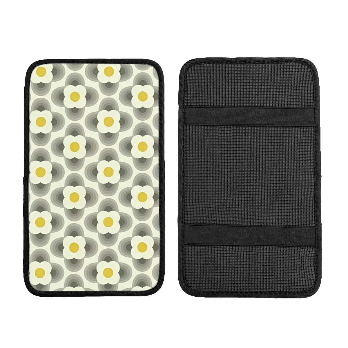 Scandinavian Flowers Orla Kiely Car Armrest Cover Mat Non-Slip Center Console Pad Storage Box Protector Cushion Pad Accessories