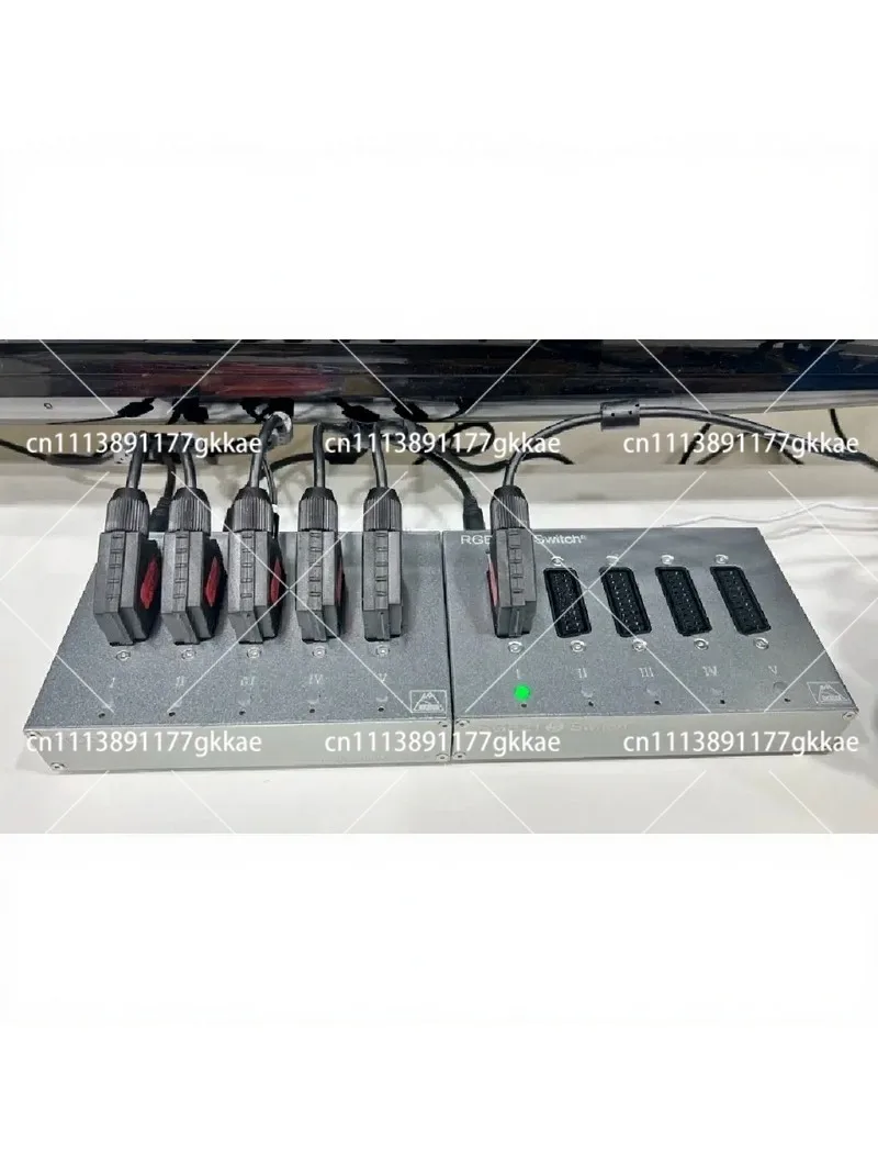 SCART RGB21 Female to BNC Adapter Cable for Color Monitor CCTV Video Surveillance