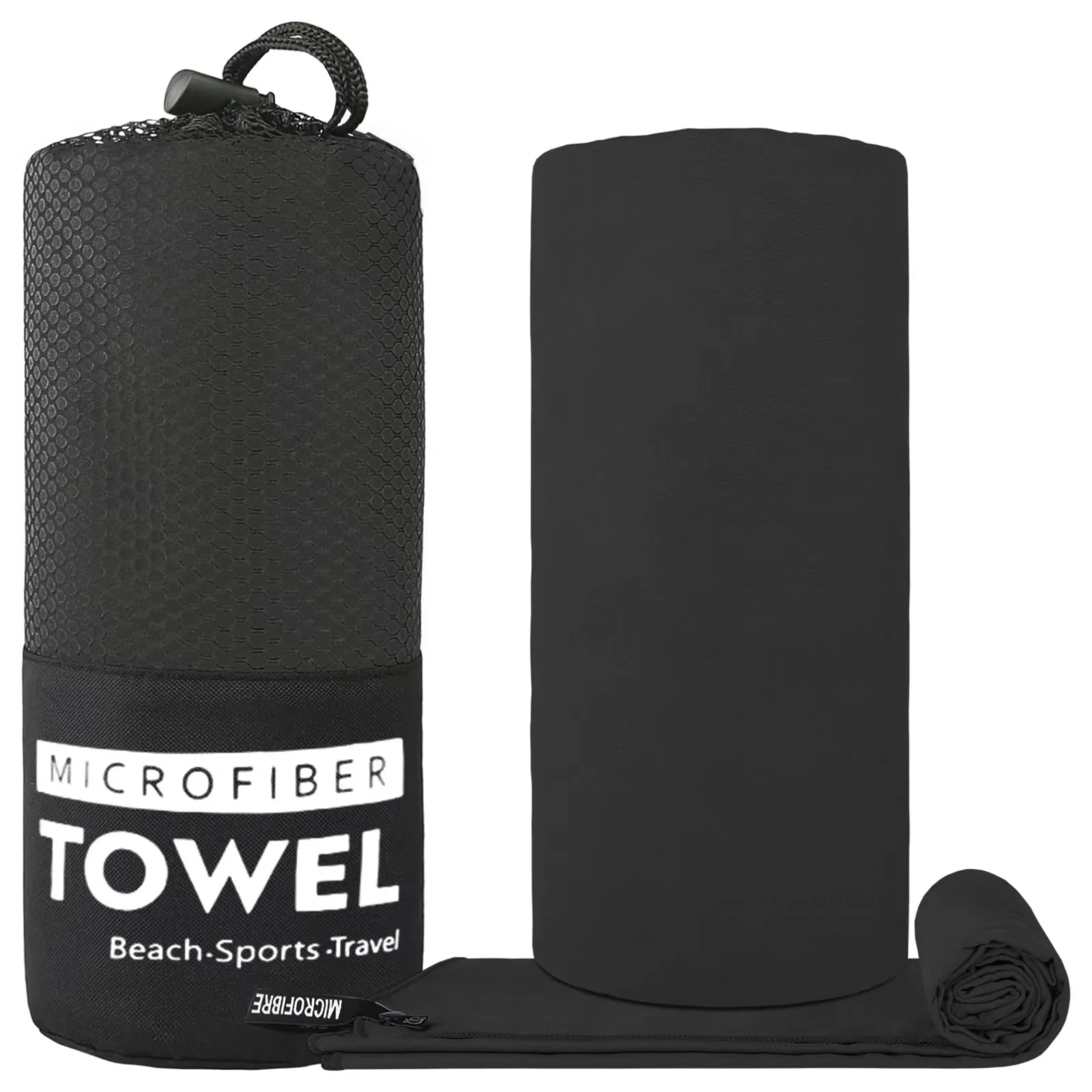 1-delige microvezelhanddoek Sport Sneldrogend Superabsorberende campinghanddoek Superzachte lichtgewicht Gym Zwemmen Yoga Strandhanddoek