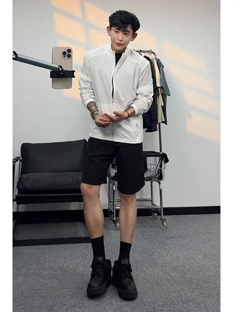 

Bla Qui-Dry Sports orts Мужские летние тонкие дышащие беговые фитнес-баскетбольные свободные брюки из четырех предметов Cool Feeling