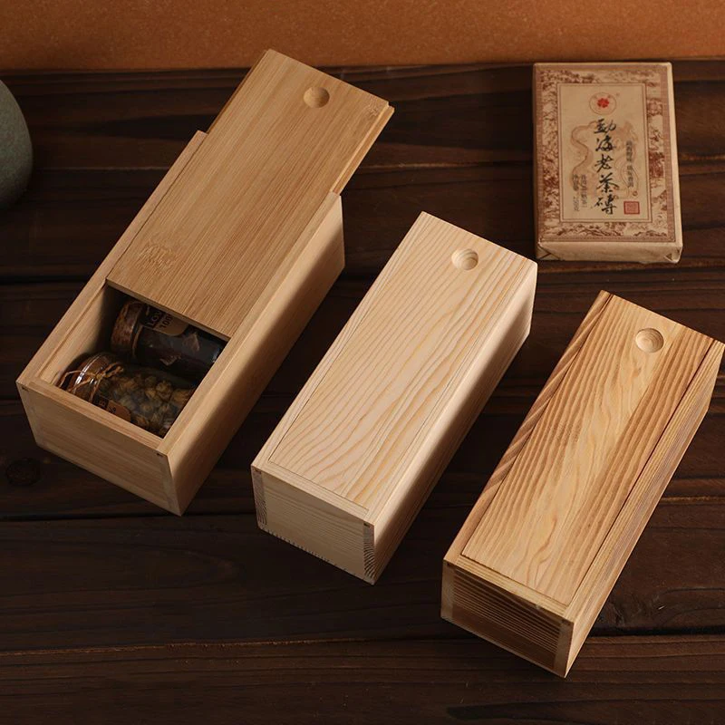 Creative Desktop Organiser Durable Natural Wood Drawer Lid Handmade Storage Box Multi-purpose Exquisite Desktop Decorations