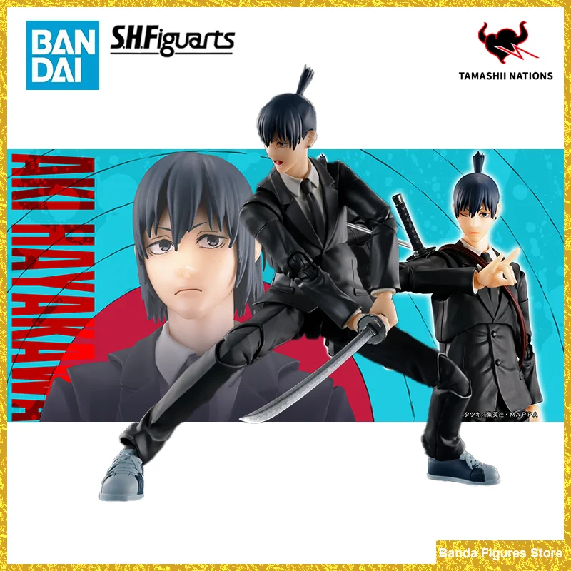 Original Bandai S.H.Figuarts SHF AKI HAYAKAWA Chainsaw Man In Stock Anime Action Collection Figures Model Toys