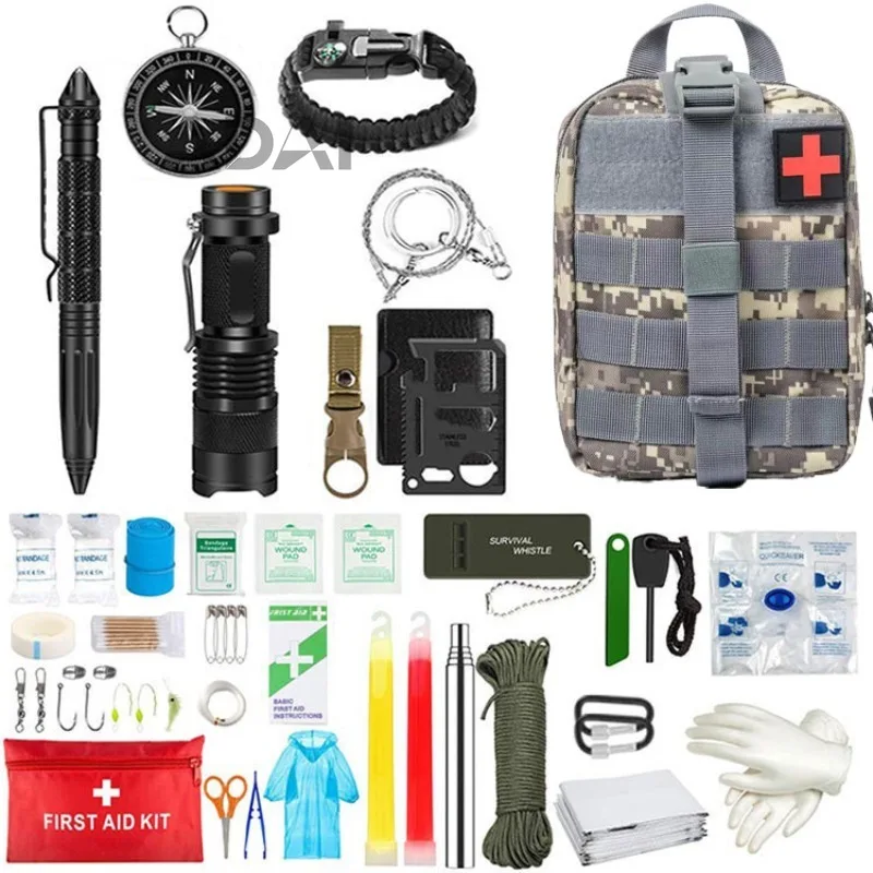 

Многофункциональный инструмент для выживания в дикой природе, снаряжение для кемпинга, набор для самообороны и путешествий