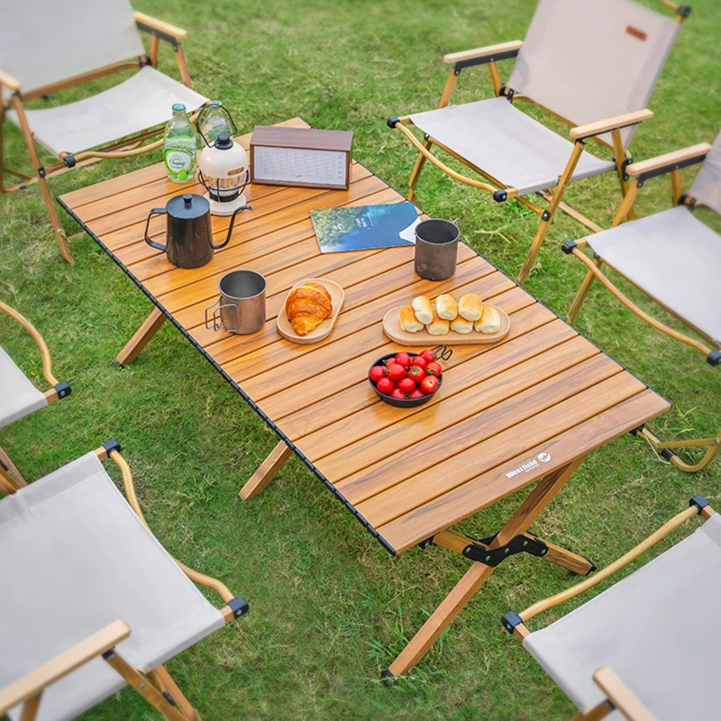 Camp Out Equipment Outdoor Tables Metal Barbecue Storage Bag Fold Outdoor Tables Parasol Coffee Garden Furniture Muebles FYOT