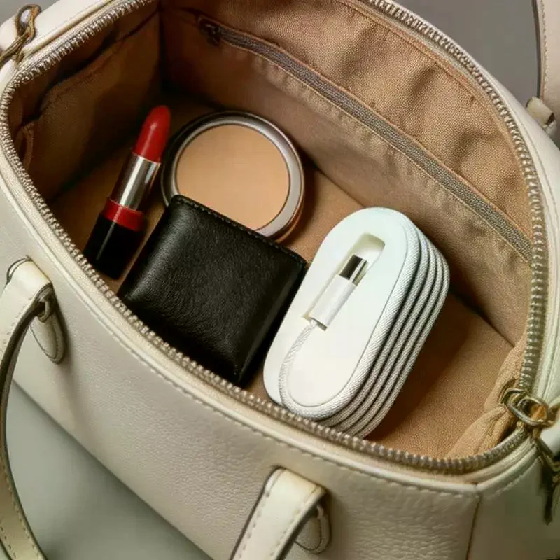 3D-Printed Portable Phone Charging Cable Organizer – Anti-Tangle, Suitable For Desktop & Travel