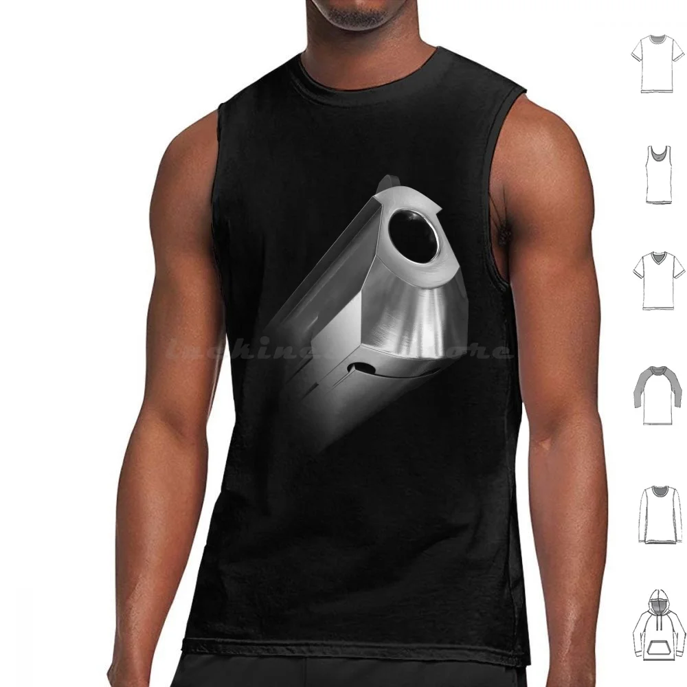 Desert Eagle Tank Tops Print Cotton Desert Eagle Action Express 50Ae Imi Pistol Deagle Gun Weapons Fire Weapons