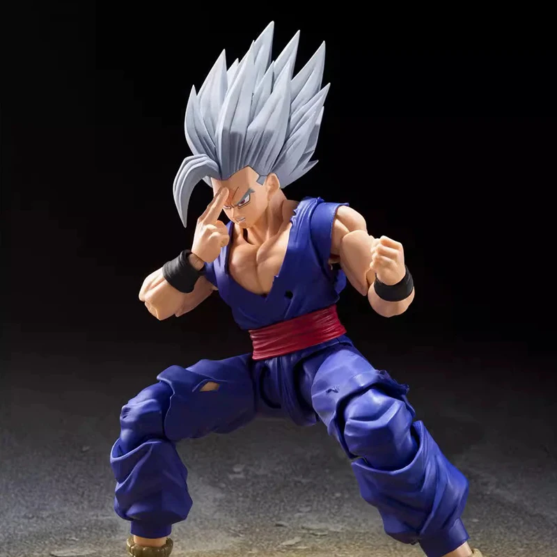 شكل حركة الوحش Shf Dragon Ball Gohan ، مجموعة دمية متحركة من كلوريد البولي فينيل ، ألعاب أنيمي ، تمثال سوبر سايان ، هدية ، 17