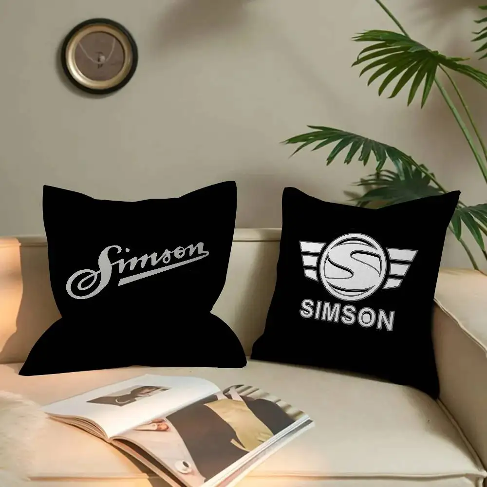 

Чехол для подушки с логотипом S-SimsonS, наволочка для дивана, декоративная подушка для дома