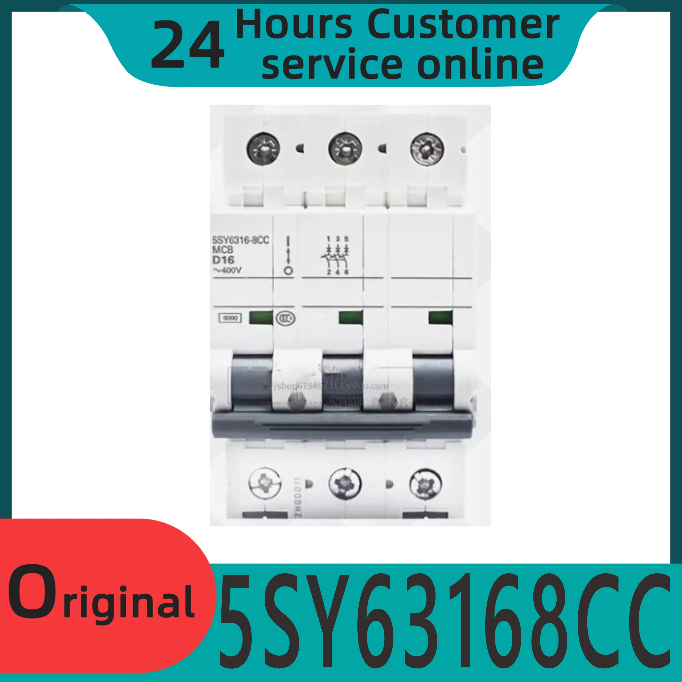 

Новый оригинальный миниатюрный автоматический выключатель 5SY63168CC 3P D16A 5SY6316-8CC20