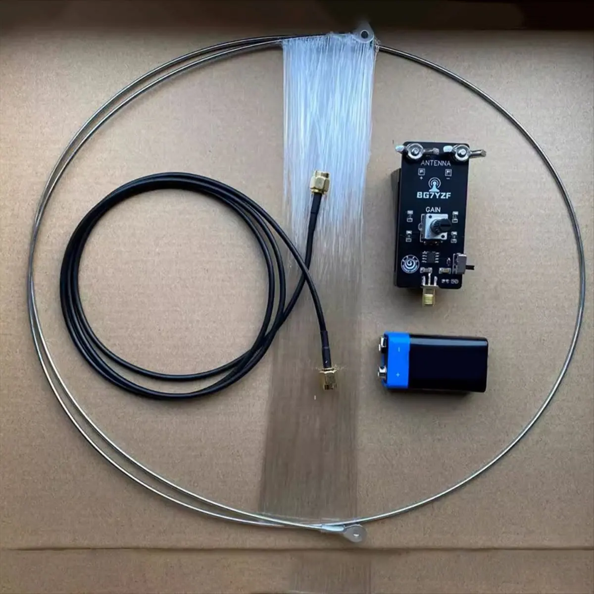 #17E Electronics Accessories,NE592D Nvarcher Active Small Loop Antenna for Radios Shortwave (PCB)