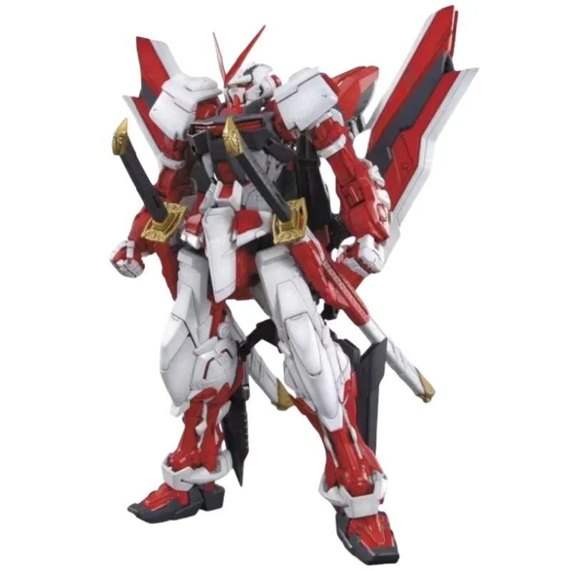 Bandai in Stock Original MG GUNDAM Anime Figure GUNDAM ASTRAY RED FRAME FLIGHT UNIT Plating Frame/Color Clear Action Figures Toy