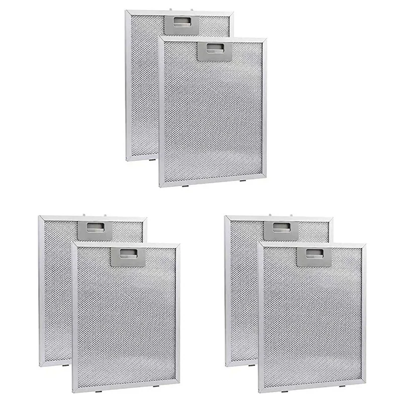 A95I-6PCS filtros de exaustor de malha de metal extrator filtro de ventilação 320x260mm cozinhas capôs filtro de óleo gama capô graxa