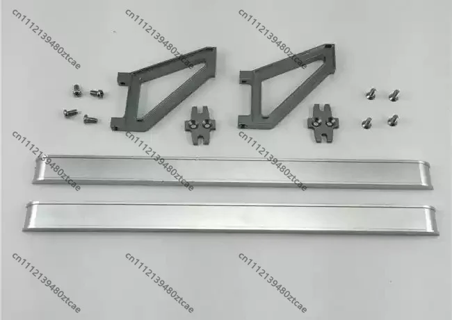 1:14 RC Container Trailer Metal Anti-Collision Side Rail Parts Compatible With Simulation Truck Cargo Rack Mod Accessories