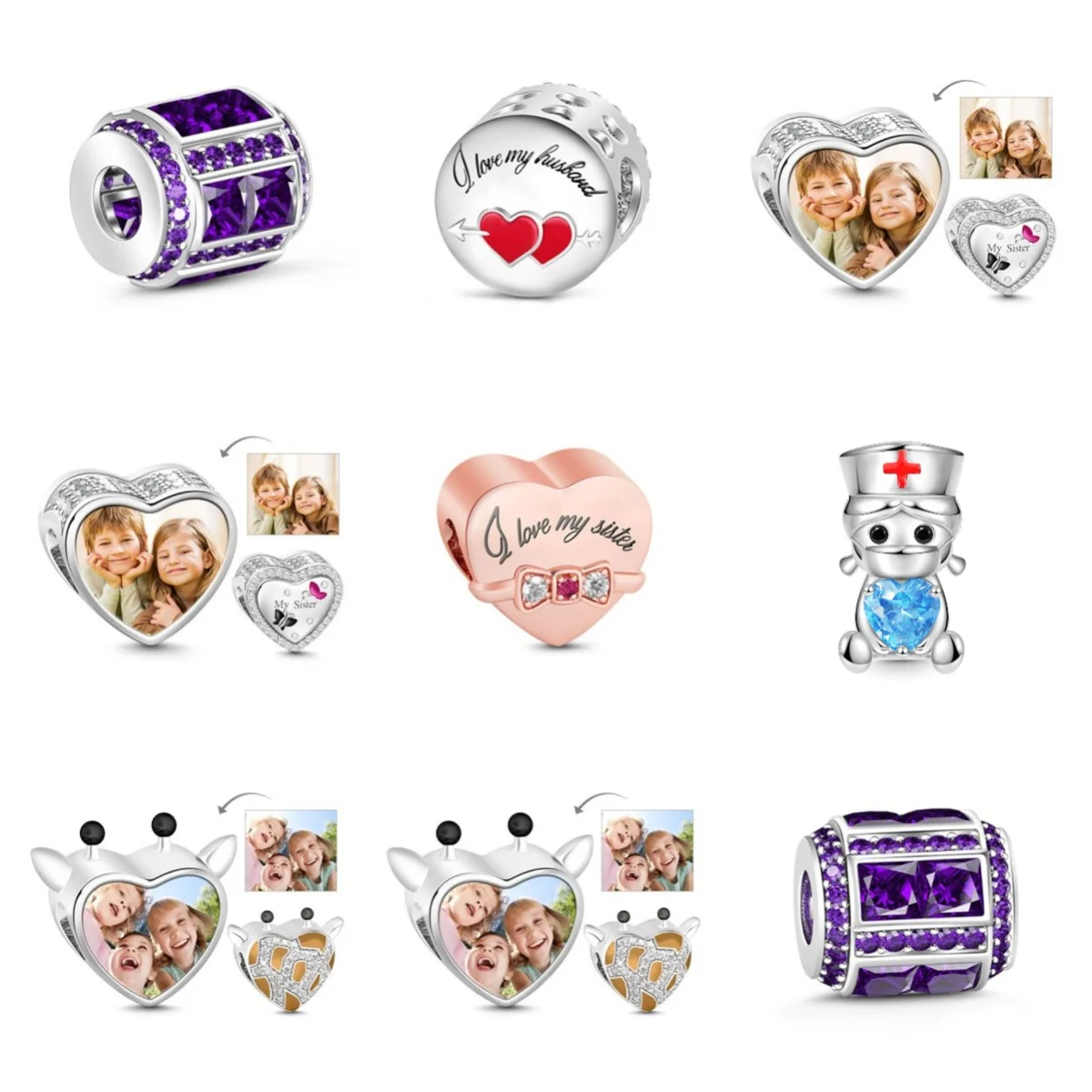 

Chinese And Western Amulets Digital Style Bead PendantsFashion Jianyue
