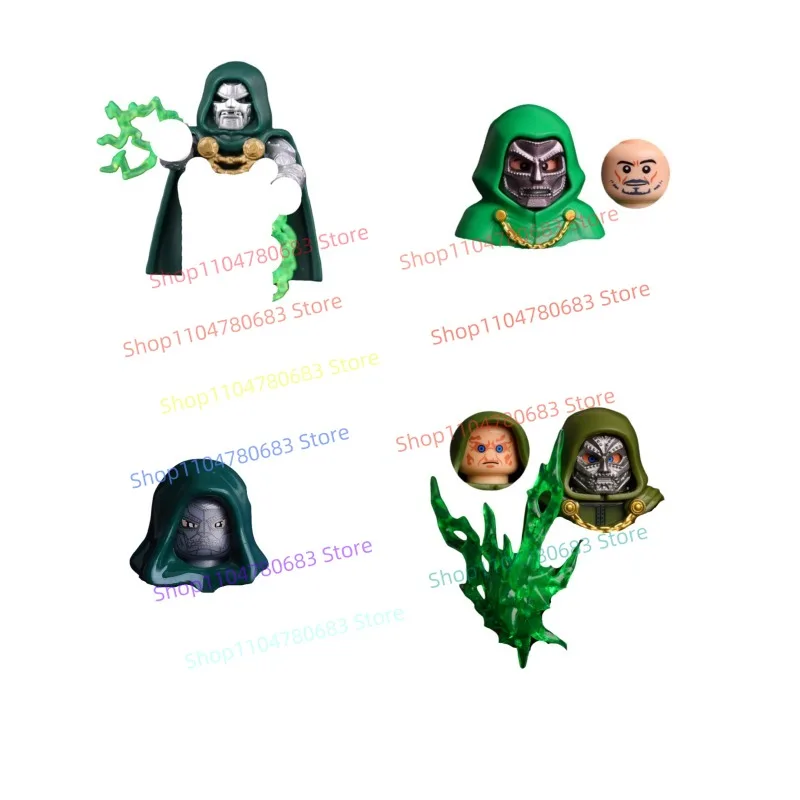 Klocki MOC Villain WM2996-WM2997 Mini Figurka Akcji Model do Składania Ekspozycja Anime Film Akcesorium Dekoracyjne Zabawka Prezent