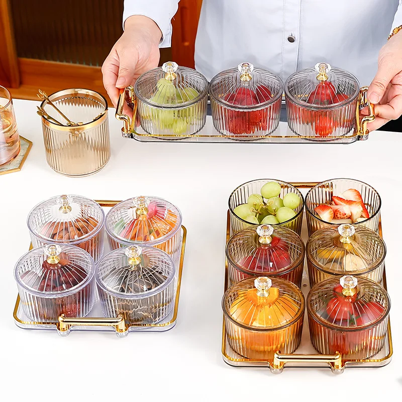 

Легкий - Роскошный герметичный поднос для сухофруктов, новый - стильный ящик конфет для домашнего использования в гостиной,