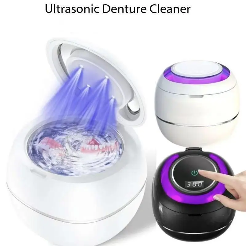Fotografia 3: Equipamentos de Odontologia ‌   Limpador ultrassônico de dentaduras e retentores com esterilização UV para ferramentas odontológicas
