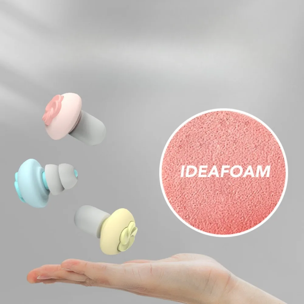 New Silicone Sleep Noise Reduction Earplug Travel Ear Protection Concert Earplugs Reduce Disturbances Slow Rebound Ear Protector