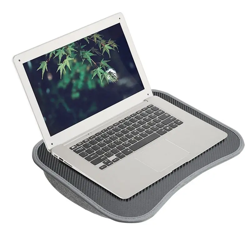 -FTGT Lap Desk With Cushioned Pillow For Laptops Portable Writing Tray For Office Work, For Home & Travel Use Without Handle