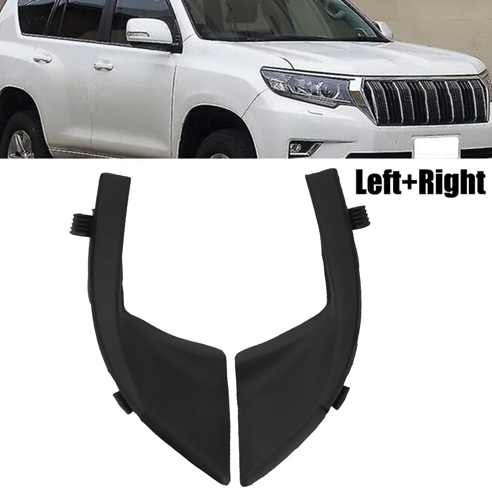 Front Windshield Wrap Corner Trim Left & Right For Toyota For Land For Cruiser For Prado 150 LC150 FJ150 2010-17 3867-0G010