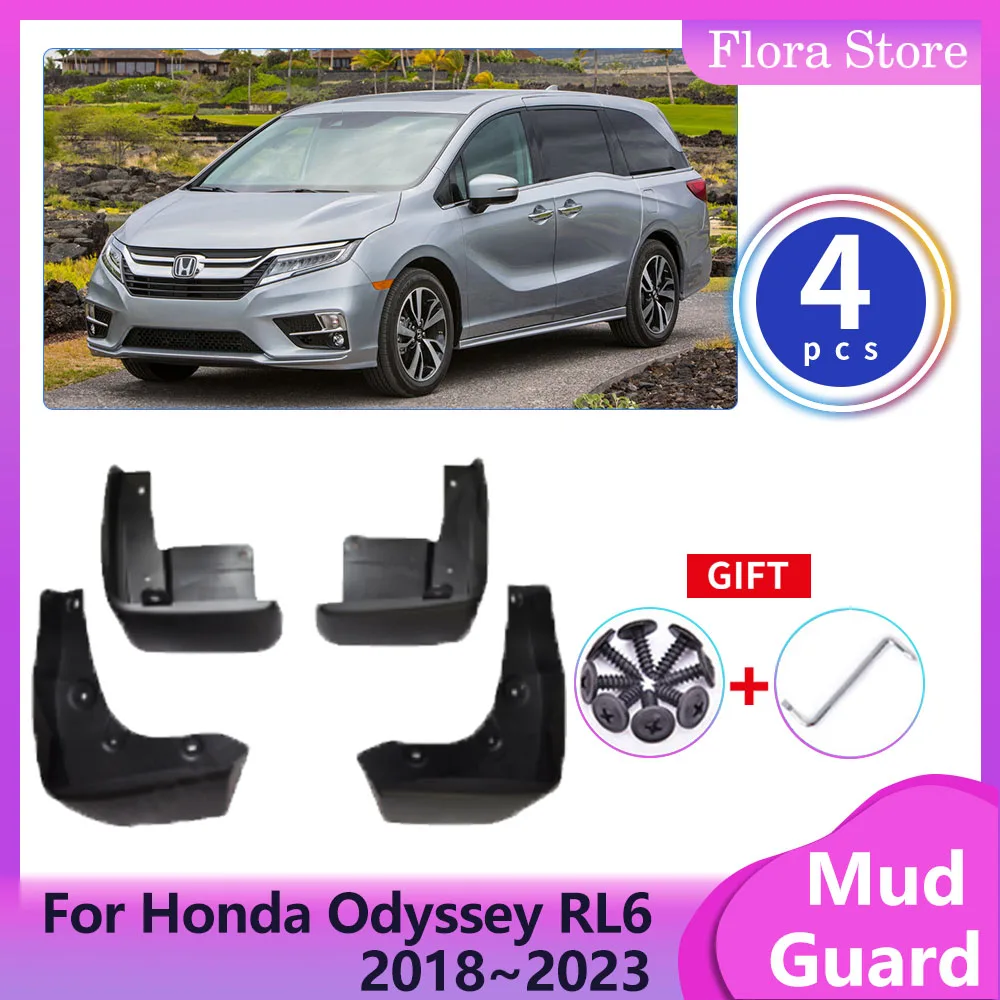 

Car Fenders for Honda Odyssey RL6 EX-L LX 2018~2023 Splash Guard Cover Rear Mudguard Mud Flap Wheel Protecti Exterior Accessorie