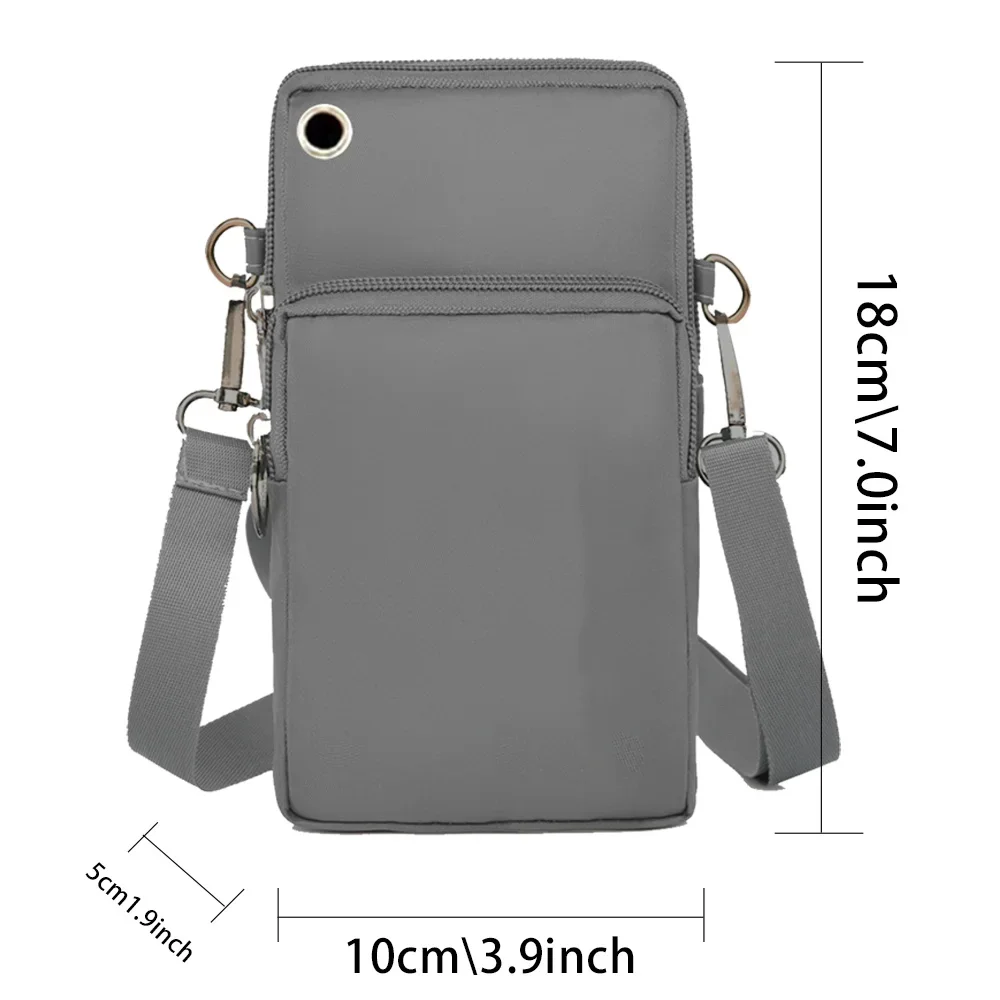 2022 Universal Mobile Phone Bag Women Sports Accessories Wrist Pack for Apple/Huawei Cell Phone Packet Teeth Print Shoulder Bags