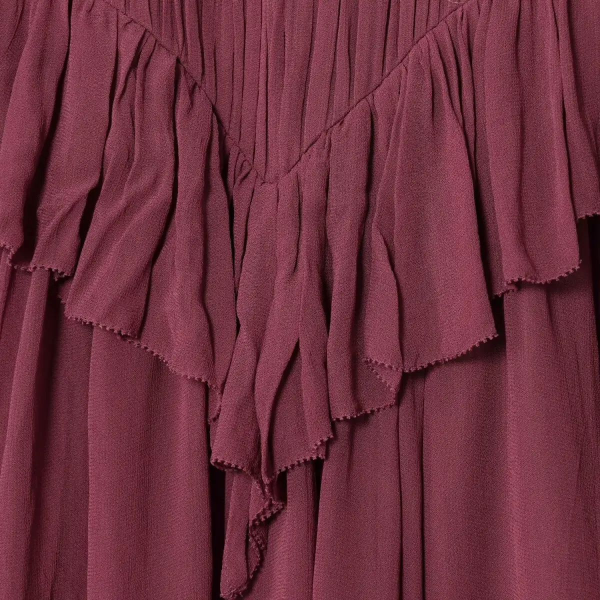 

Korejepo 2025 New Women Clothing European and American Style Fashionable Ruffled Decoration Chiffon Shirt Top