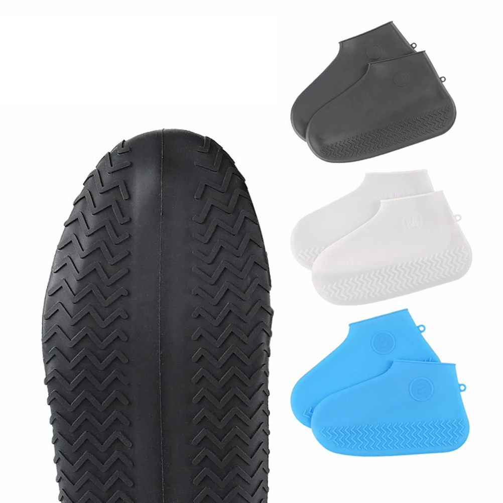 

Waterproof Shoe Cover Reusable Rainproof Protector Black Shoes Protectors Covers for