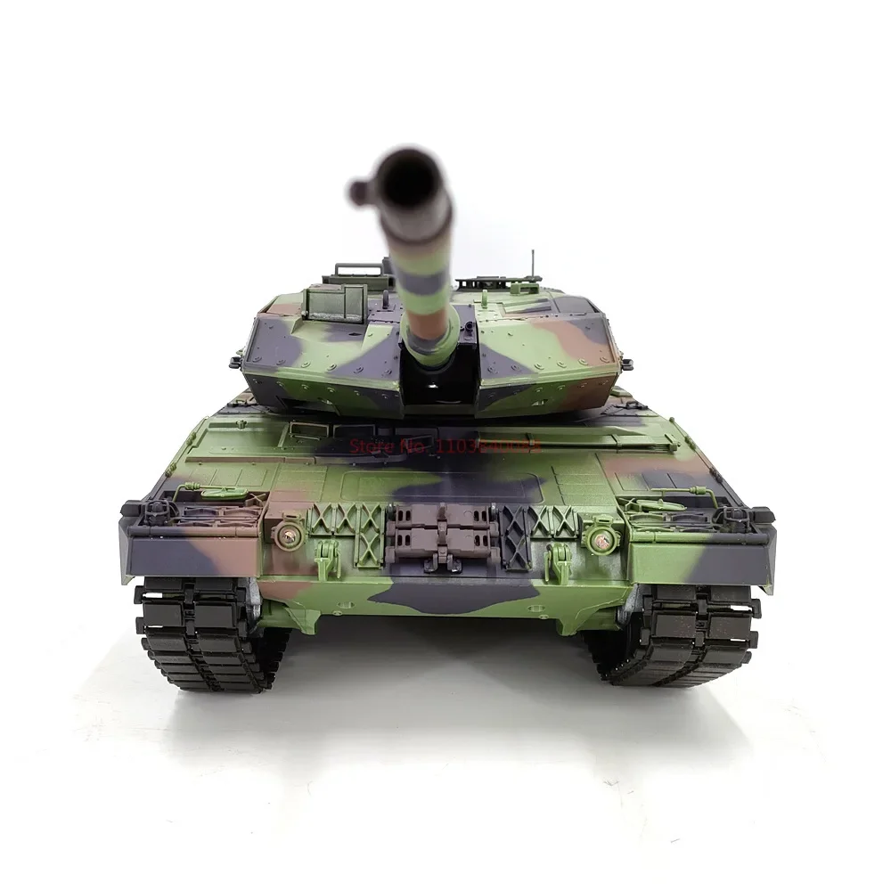 Henglong-brinquedo modelo de tanque de controle remoto, leopardo alemão, 2A, 6 pesado, 2.4g, ao ar livre, off-road, simulação, militar, 1:16, 3889-1